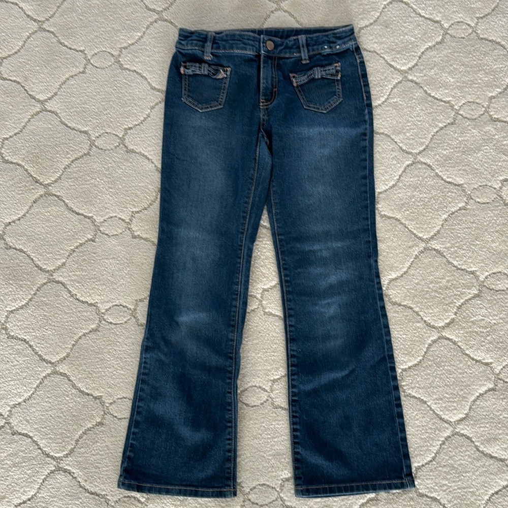 Gymboree dark blue jeans —bootcut —size 10 girls
